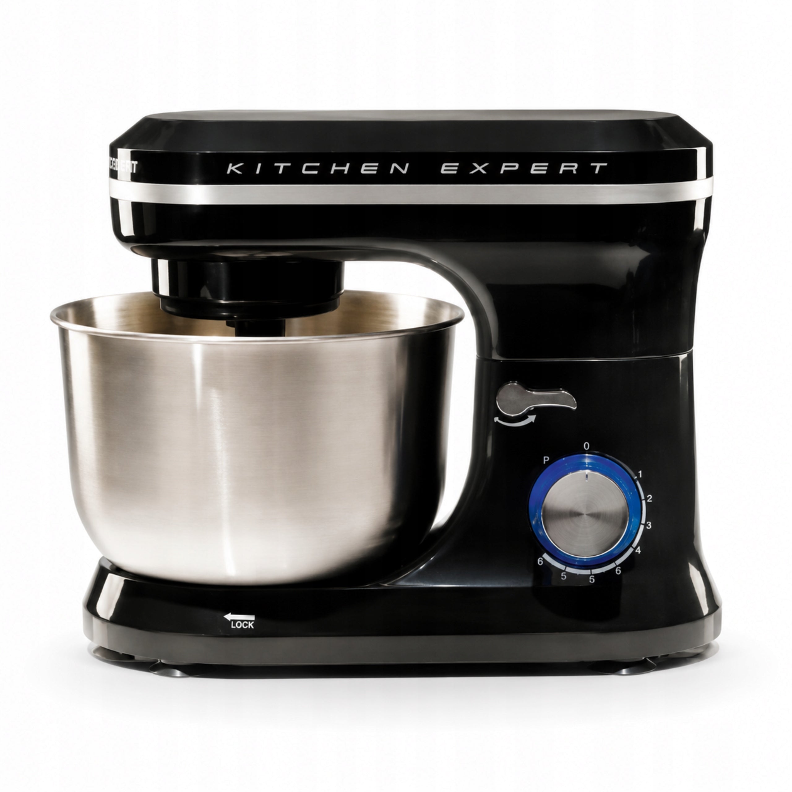 Food processor 1000W, bowl 4,7 l, 8 speeds, 3 tips, black Packaging status original
