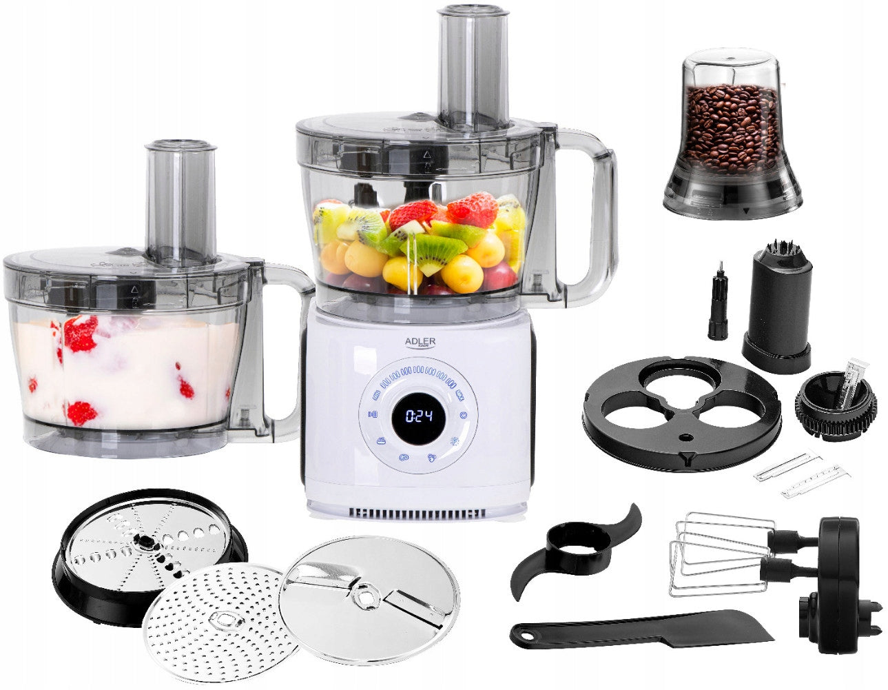 Food processor Adler AD 4224 2000W Bowl 3.5L Ice crushing Manufacturer code AD 4224