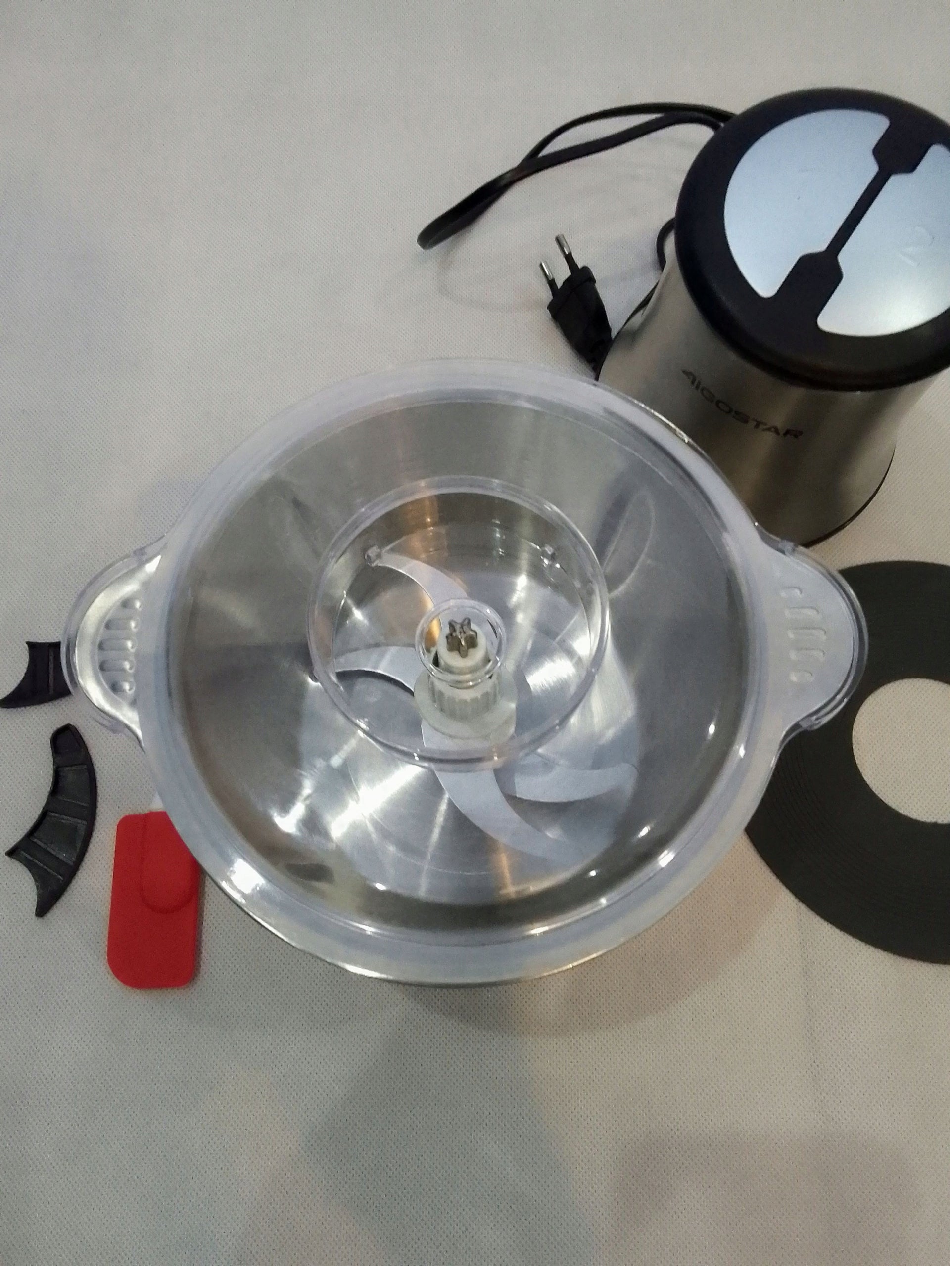 Food processor Aigostar B30201H91 500 W silver/grey B30201H91 Brand Aigostar