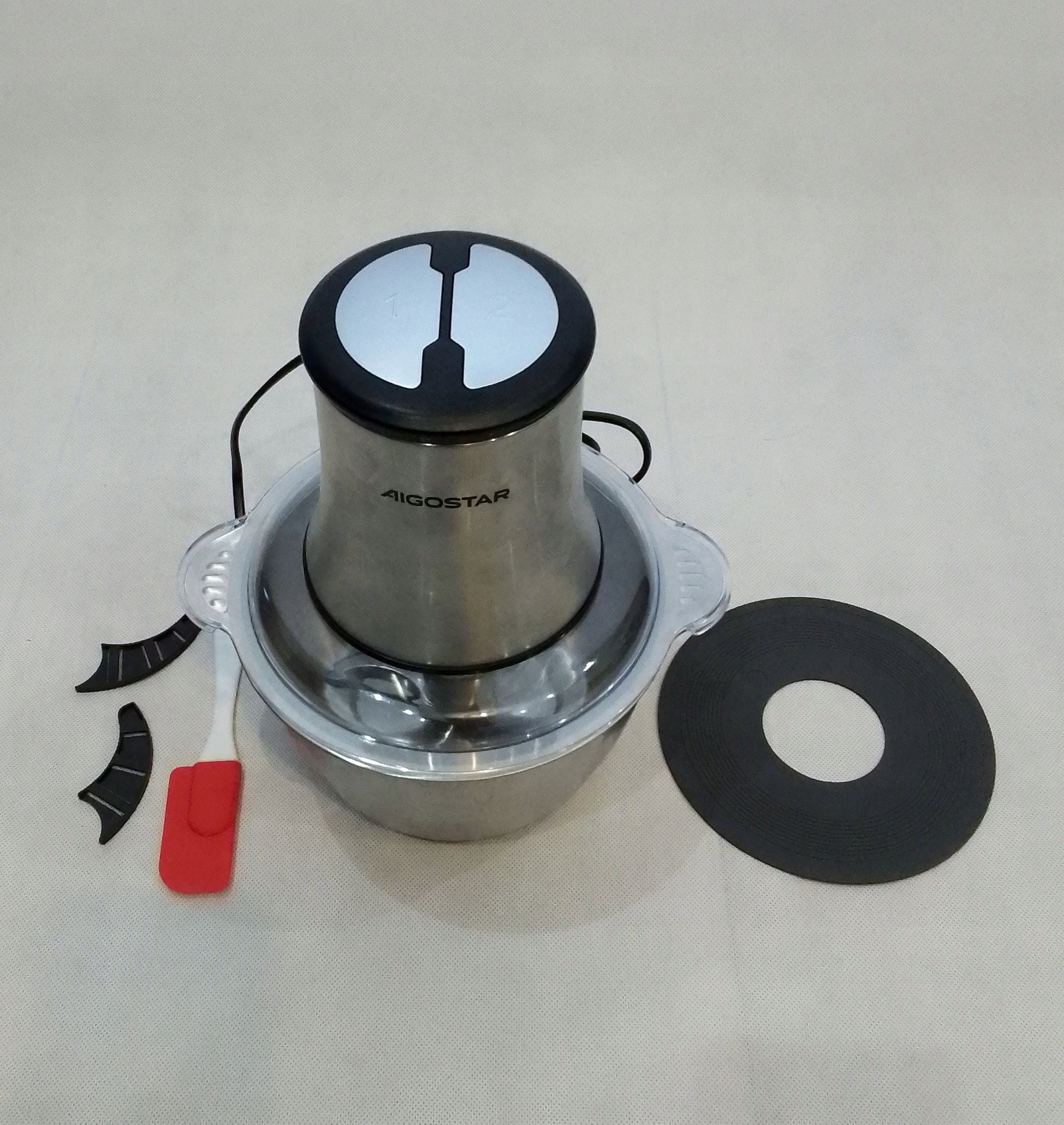 Food processor Aigostar B30201H91 500 W silver/grey B30201H91 Manufacturer code B30201H91
