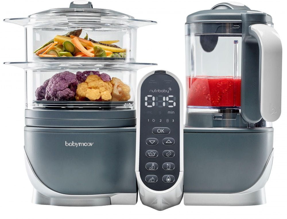 Food processor Babymoov Nutribaby 500 W black 0,75 l 5 functions Manufacturer code A001124