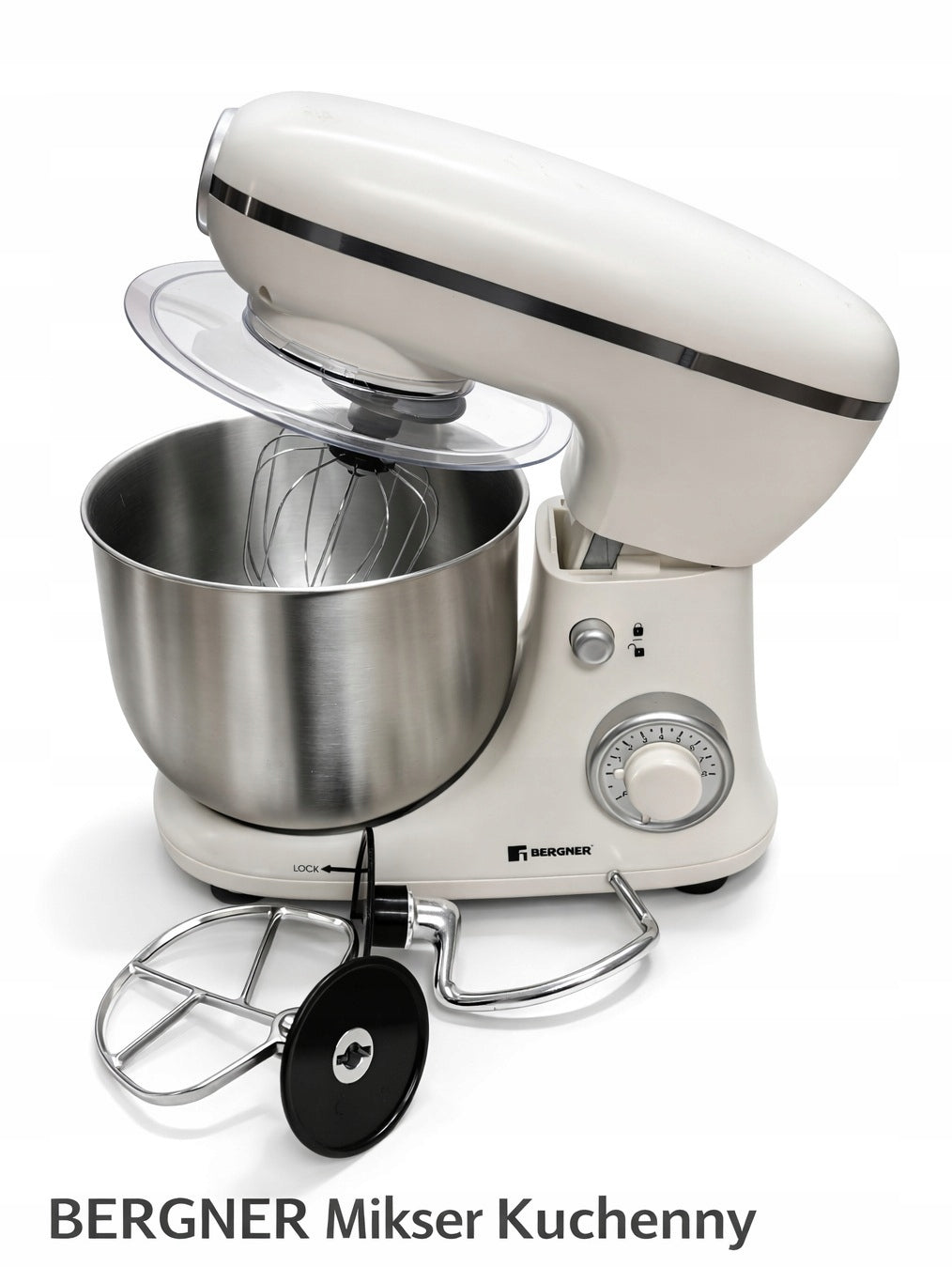 Food processor Bergner BG-51271-CR 1300 W beige Brand Bergner