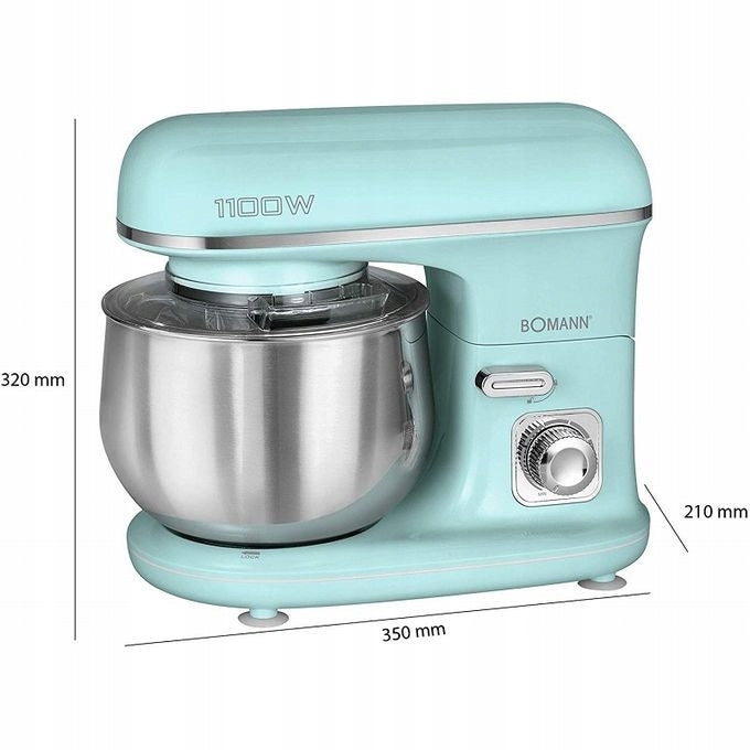 Food processor Boman KM 6030 1100W 5L Mint Brand Bomann
