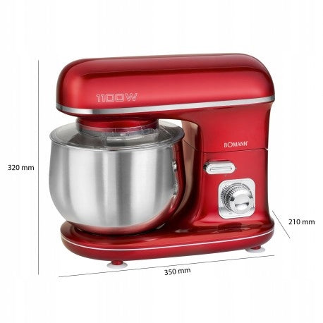 Food processor Bomann KM6010CB 1100 W red Brand Bomann