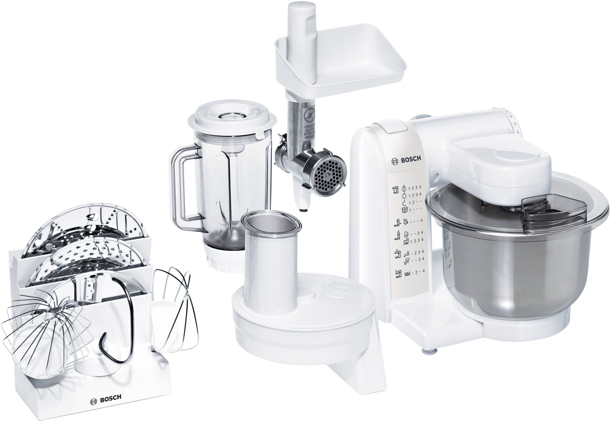 Food processor Bosch MUM4875EU 600 W white