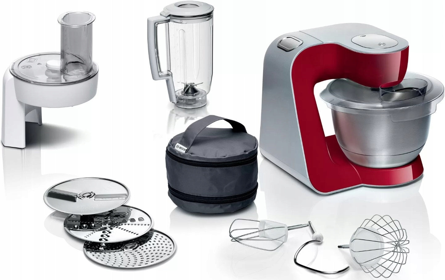 Food processor Bosch MUM58720 1000 W red Packaging status original