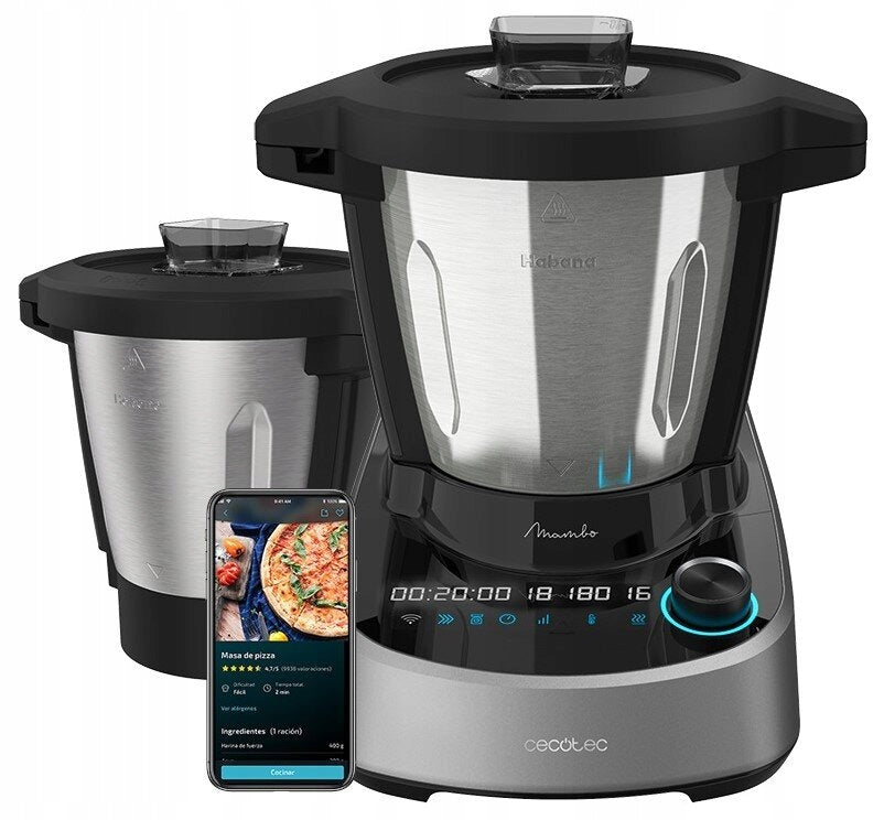 Food processor Cecotec Mambo 11090 Habana 1600 W silver/grey Manufacturer code 4342