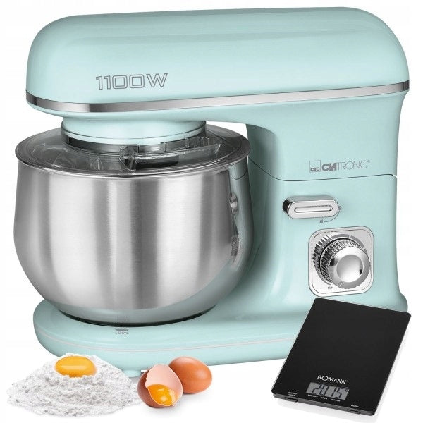 Food processor Clatronic KM 3711 1100W mint 1100 W green Packaging status original