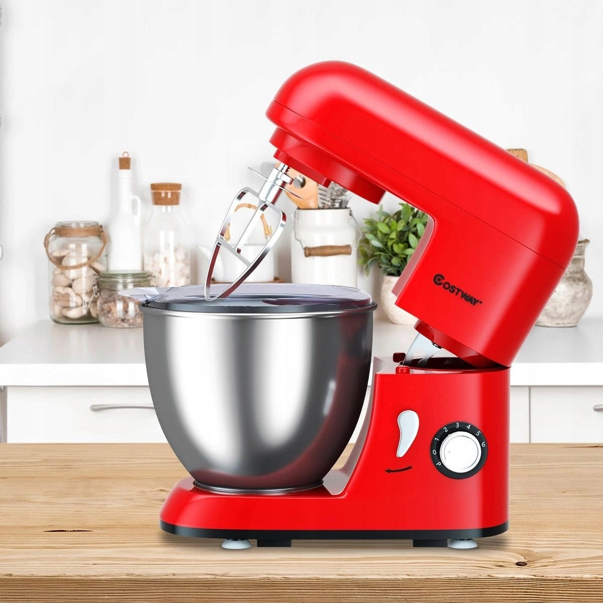 Food processor Costway EP24759DE-RE 1300 W red Manufacturer code EP24759DE-RE