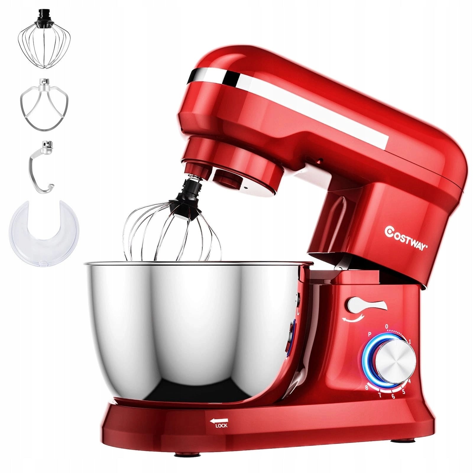 Food processor Costway EP24940DE-RE 1300 W red Brand Costway