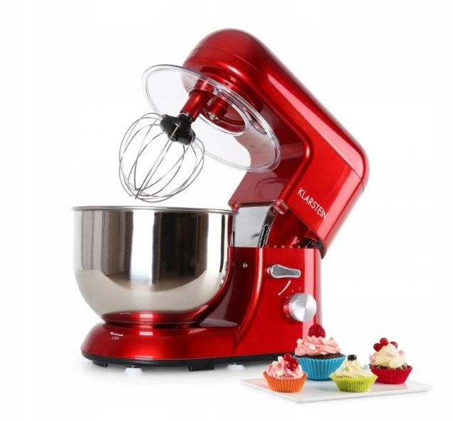 Food processor Klarstein Bella Rosa 2000 W red SUPER CONDITION Packaging status original