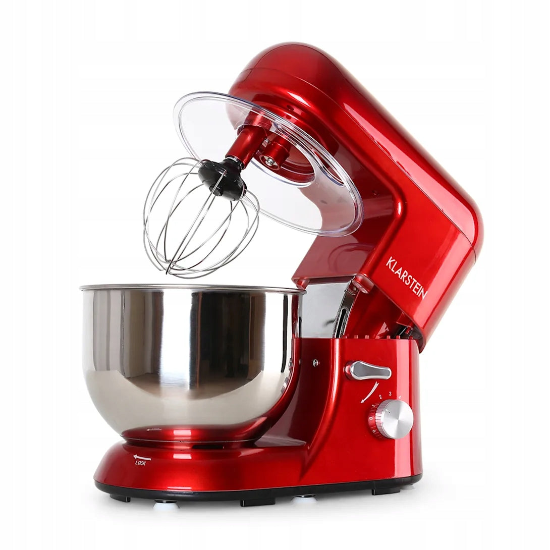 Food processor Klarstein Bella Rosa 2000 W red SUPER CONDITION