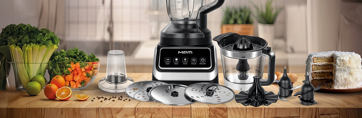 Food processor MPM MRK-27 2000 W black Brand MPM