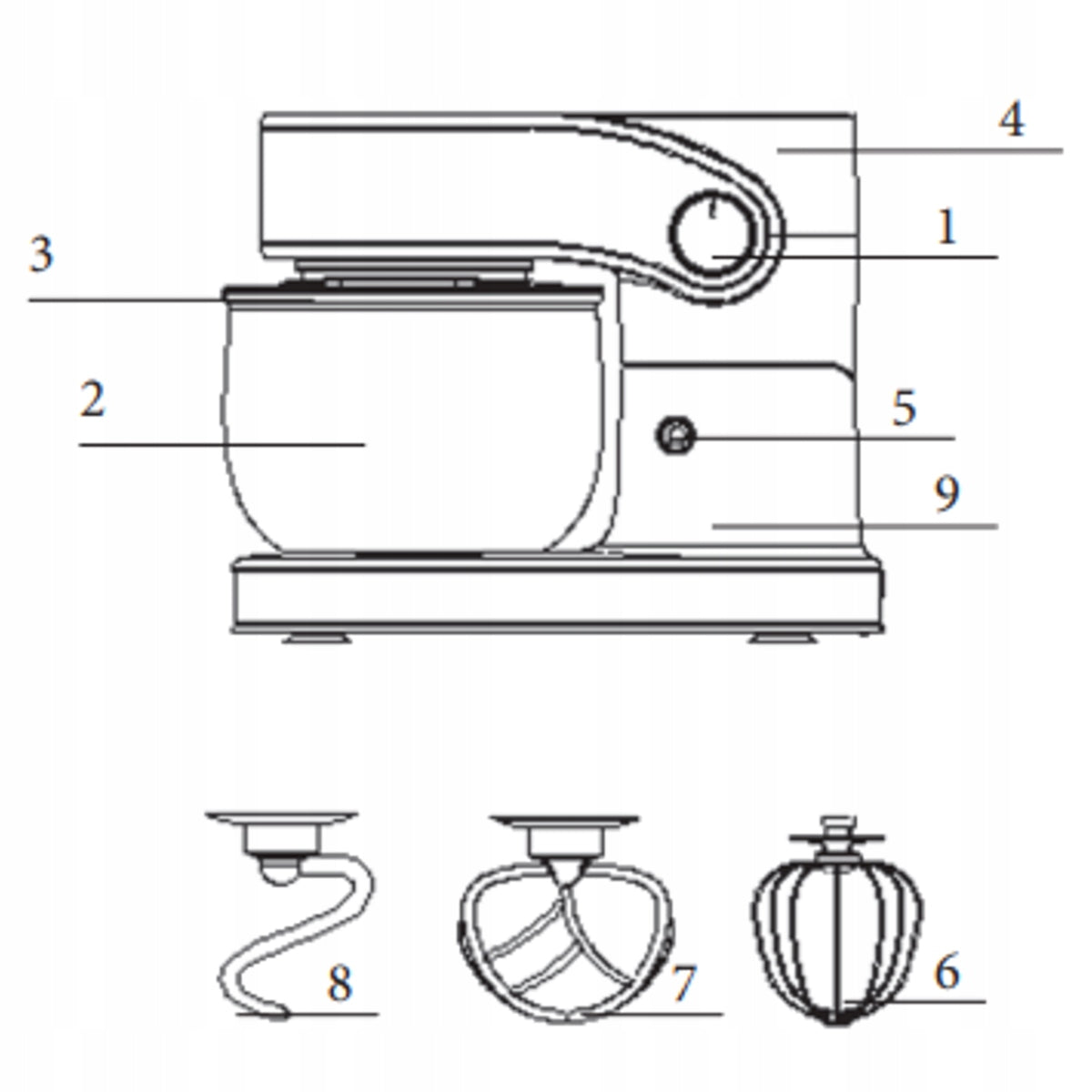 Food processor Maestro MR-557 1200 W black Manufacturer code MR-557