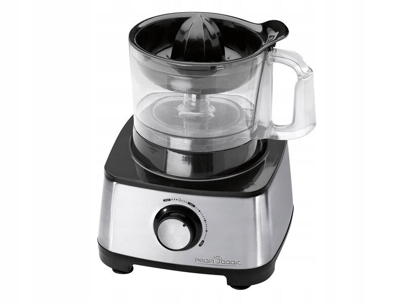 Food processor PROFI COOK PC-KM 1063 1200W with cup blender Safety anti-slip feet safety lock lid lock protection against incorrect installation