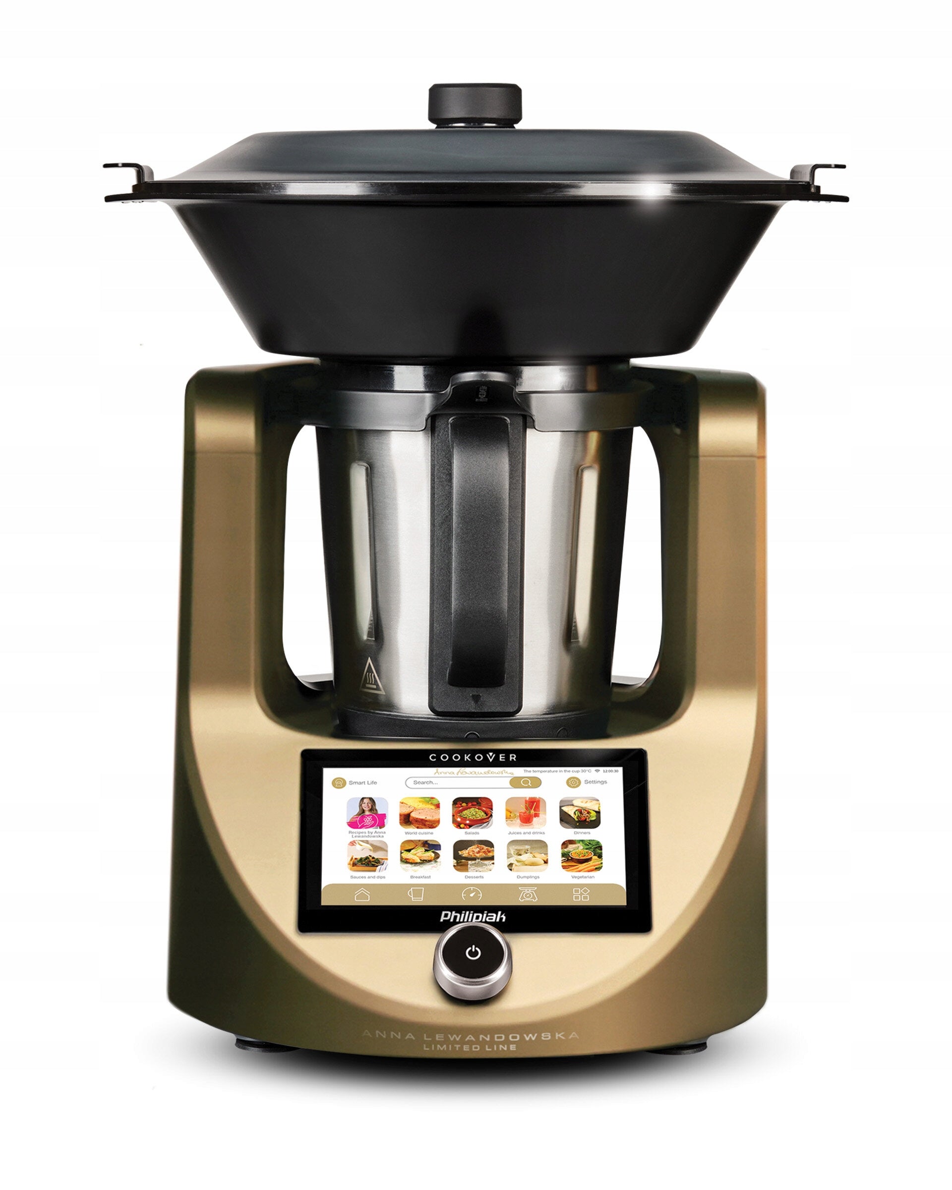 Food processor Philipiak Milano C-01 GOLD 1200 W gold