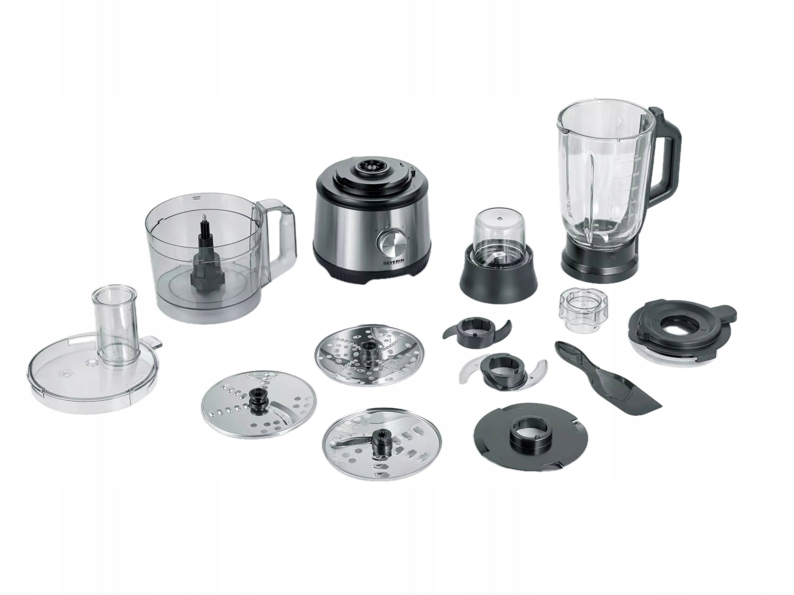 Food processor Severin 3892 1200 W silver/grey