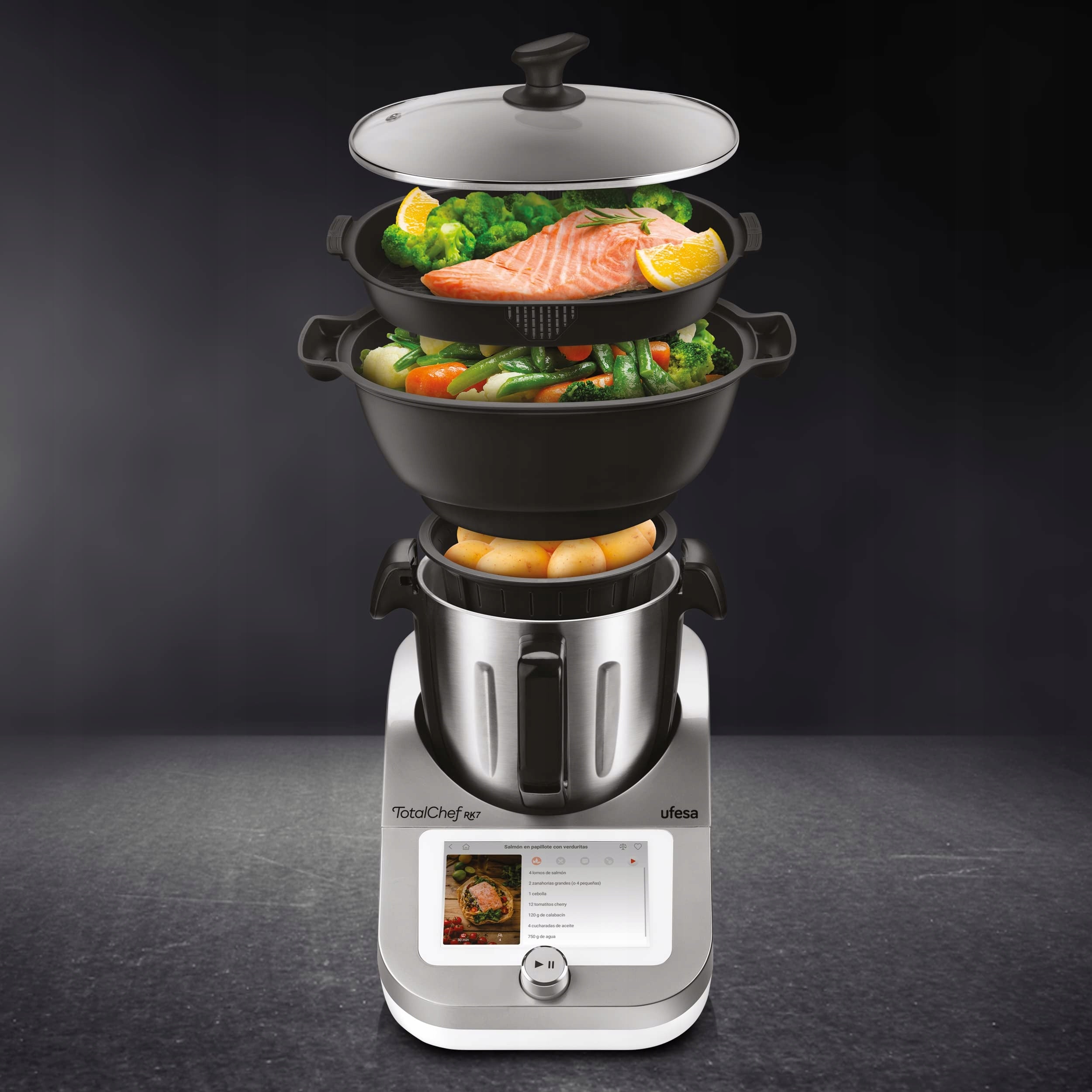Food processor Ufesa 85104982 2000 W silver/grey Brand Ufesa
