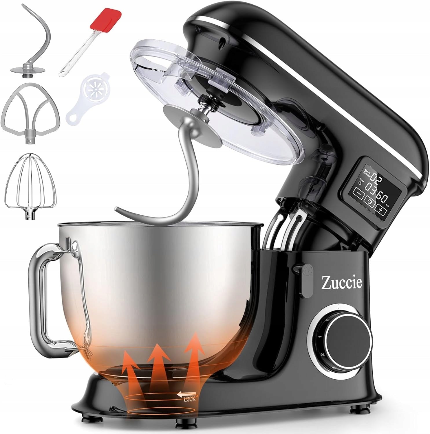 Food processor Zuccie 1500 W black