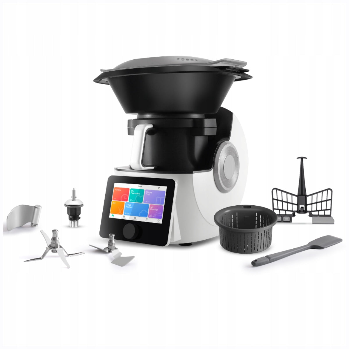 Food processor cooking multifunctional thermorobot RoboJet AllCook +180°C