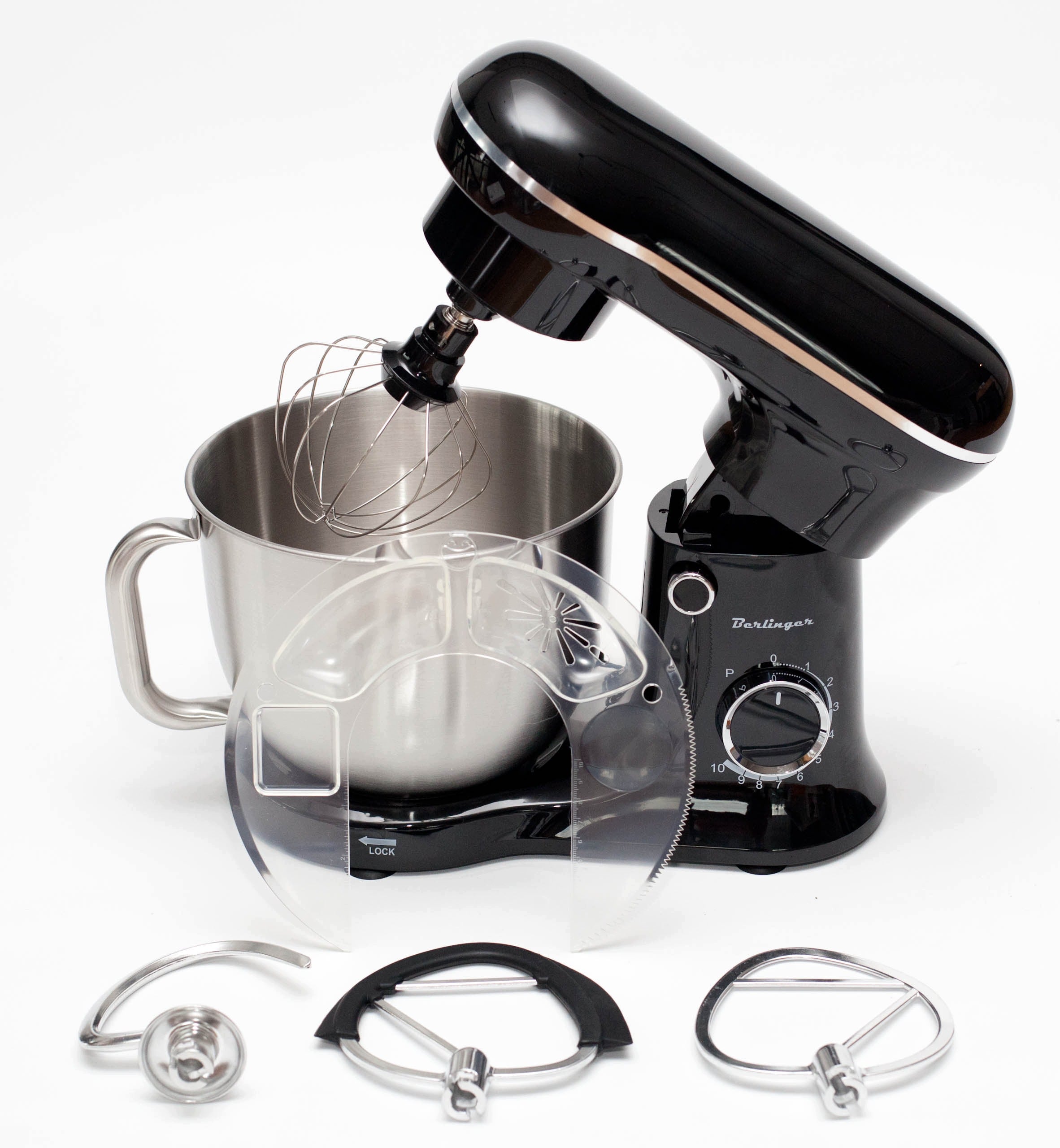 Food processor planetary mixer BERLINGER| Powerful 3200W 5,5L | 4 mixers Manufacturer code mikser_planetarny-3200_CZ