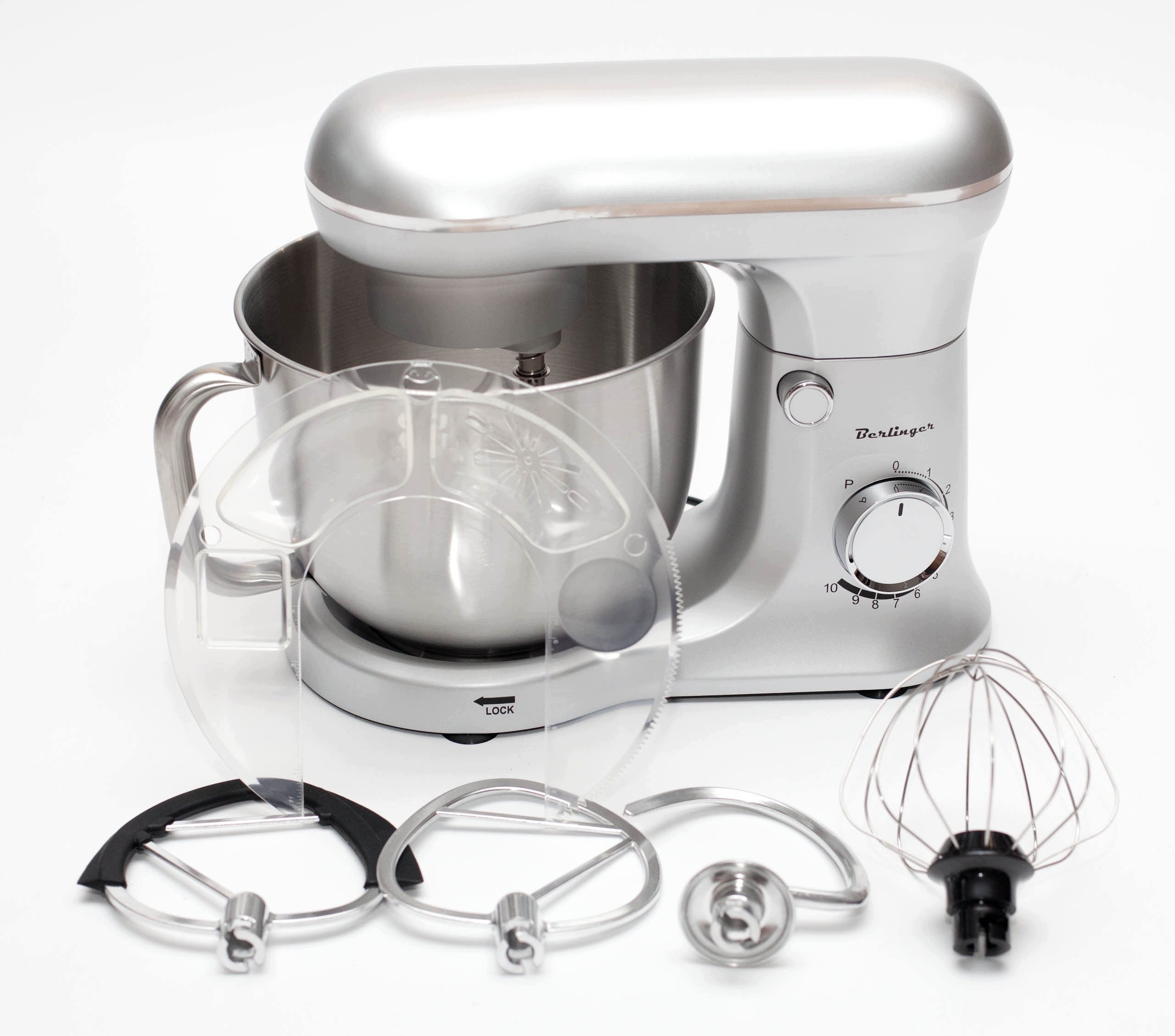 Food processor planetary mixer BERLINGER| Powerful 3200W 5,5L | 4 mixers Manufacturer code mikser_planetarny-3200_S