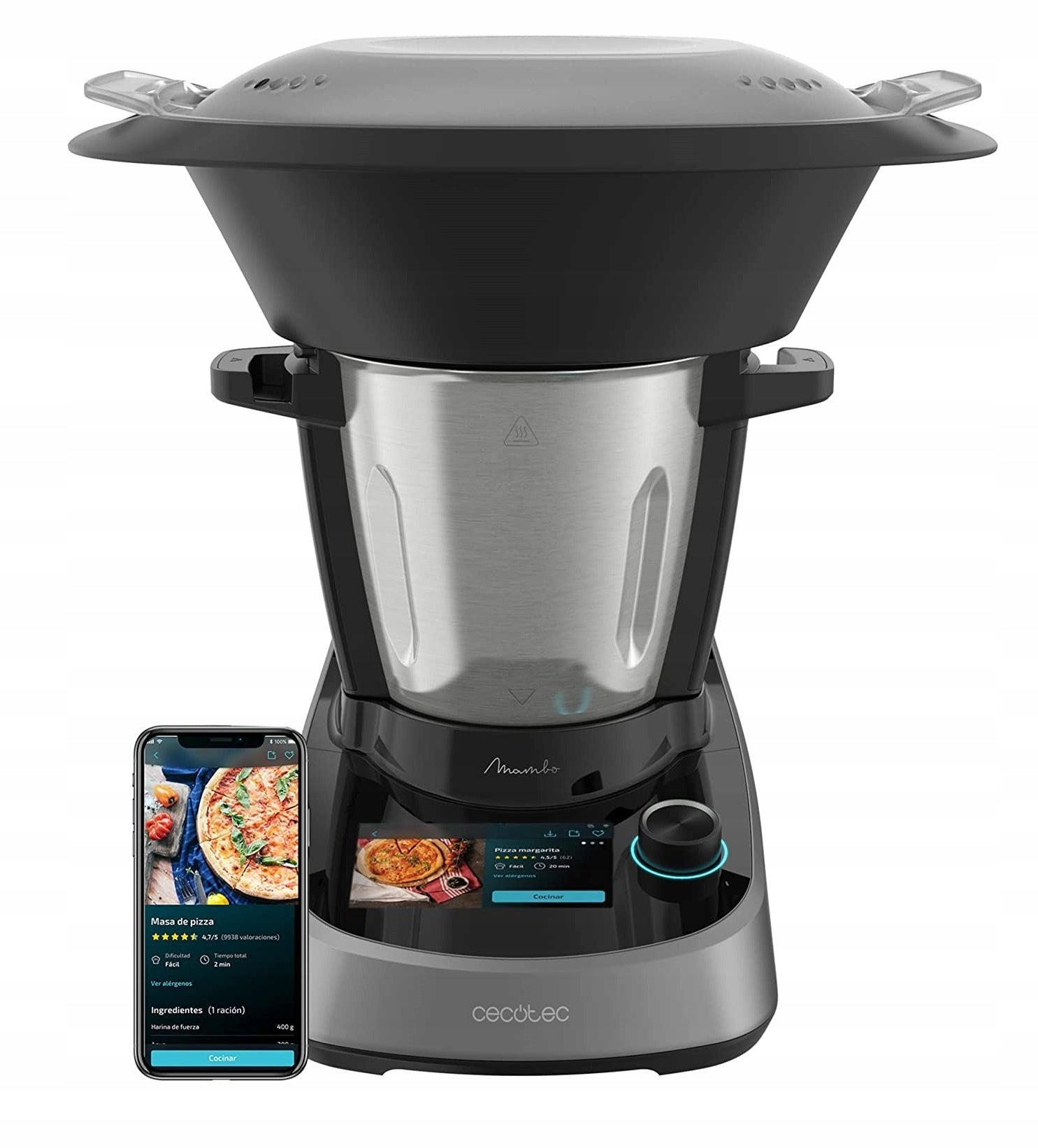 Food processor with scale Screen 5' wifi multicooker Cecotec Mambo T0UCH Brand Cecotec