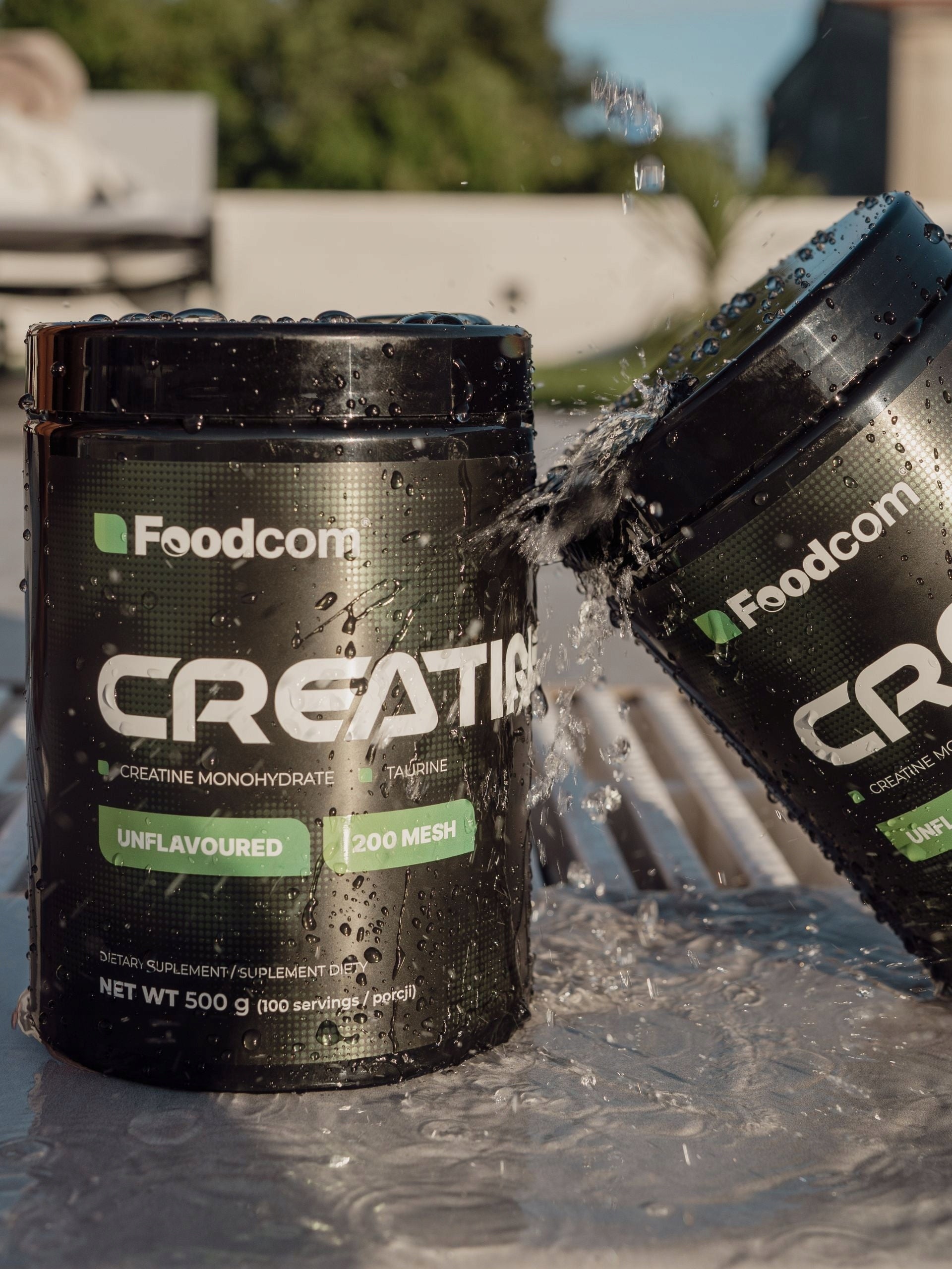 Foodcom CREATINE MONOHYDRATE 500g 100 Servings WITHOUT ADDITIVES, PURE STRENGTH, POWER Brand Foodcom