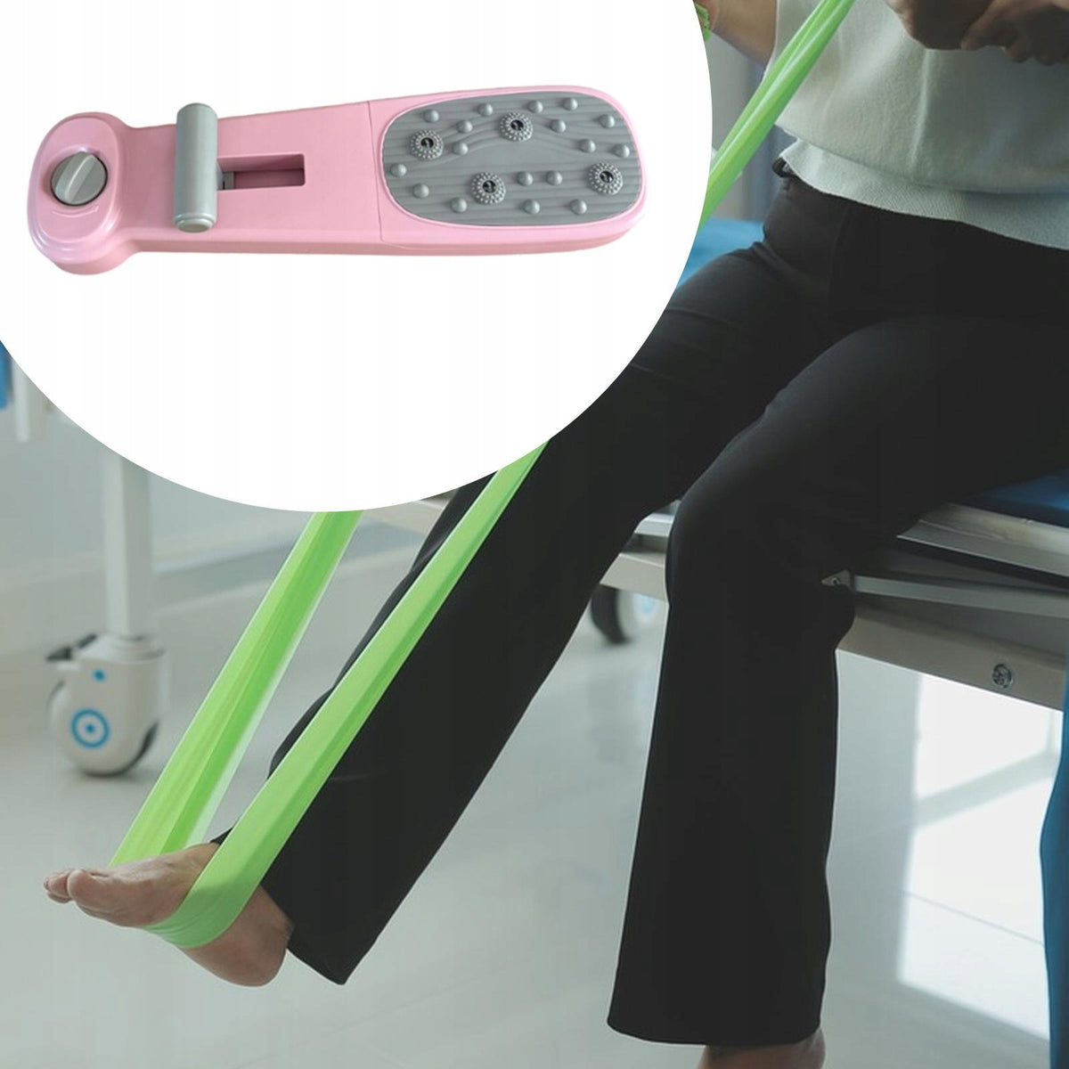 Foot Arch Training Device Built in Spring Foot Massager for Home Pink