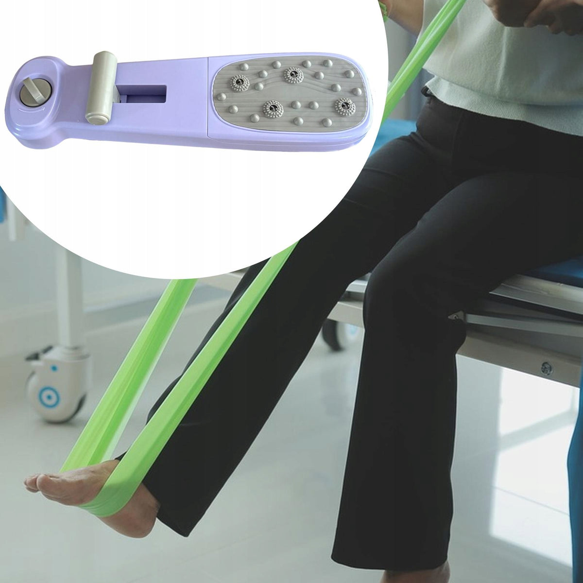 Foot Arch Training Device, Foot Massager, Practical Built in Spring Purple