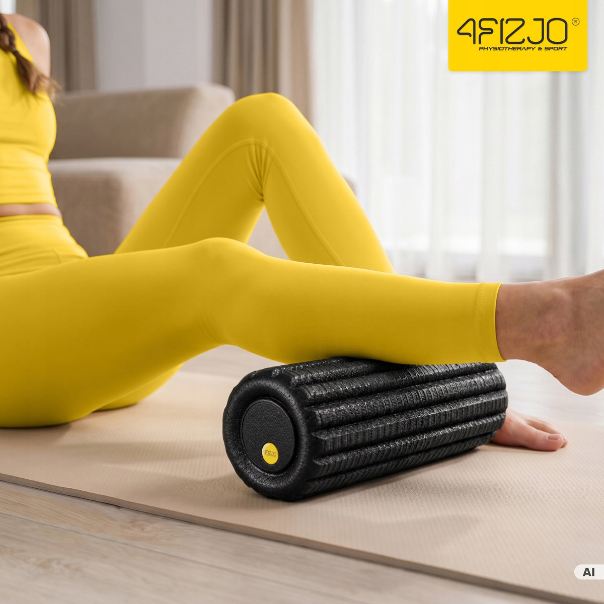 Foot Back Massage Roller With Protrusions EPP Exercise Roller 30x15cm Packaging status original