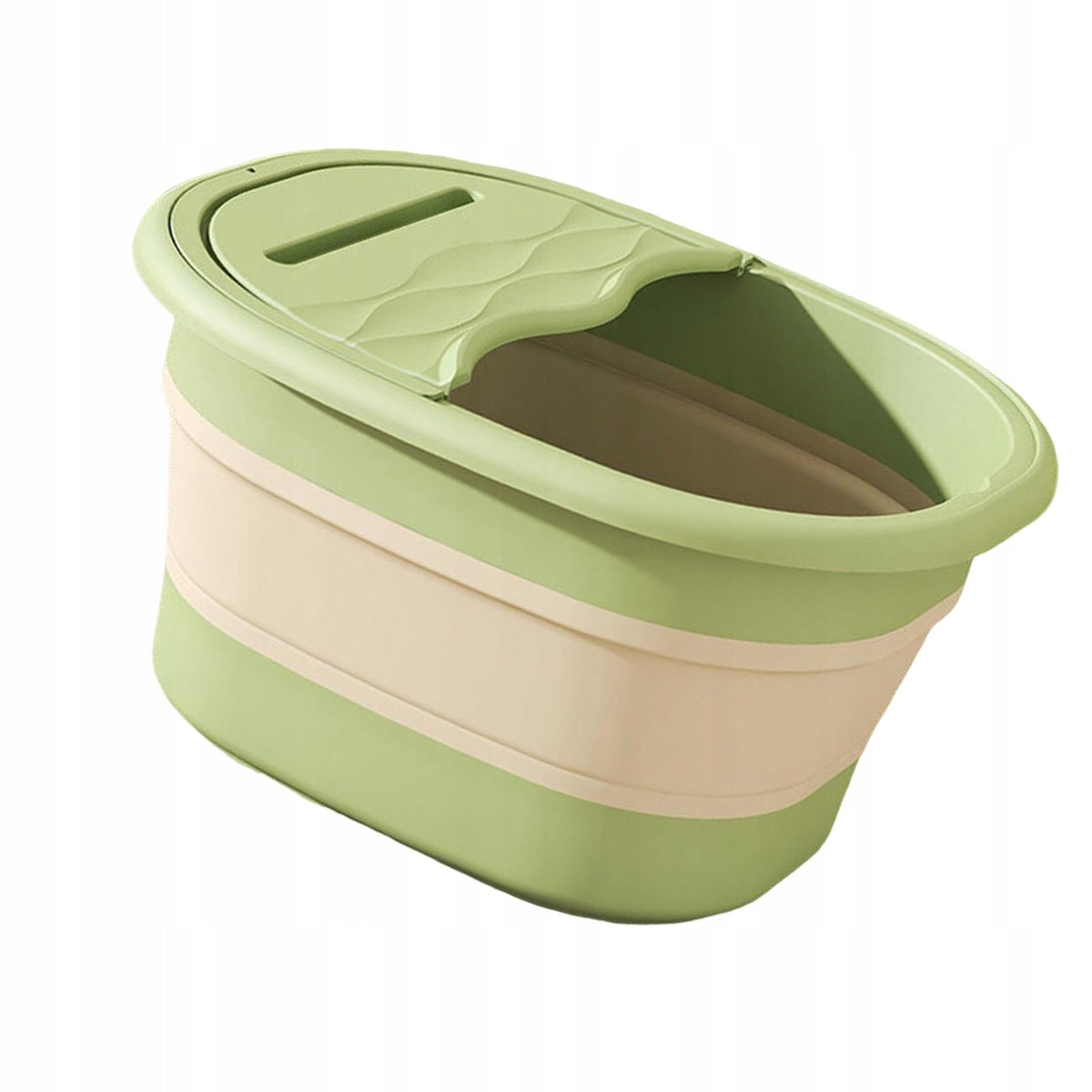Foot Bath Basin Folding Foot Bath Bucket Large Thickened Foot SPA Green Medical device type accessories for a medical device or a product without an intended medical purpose