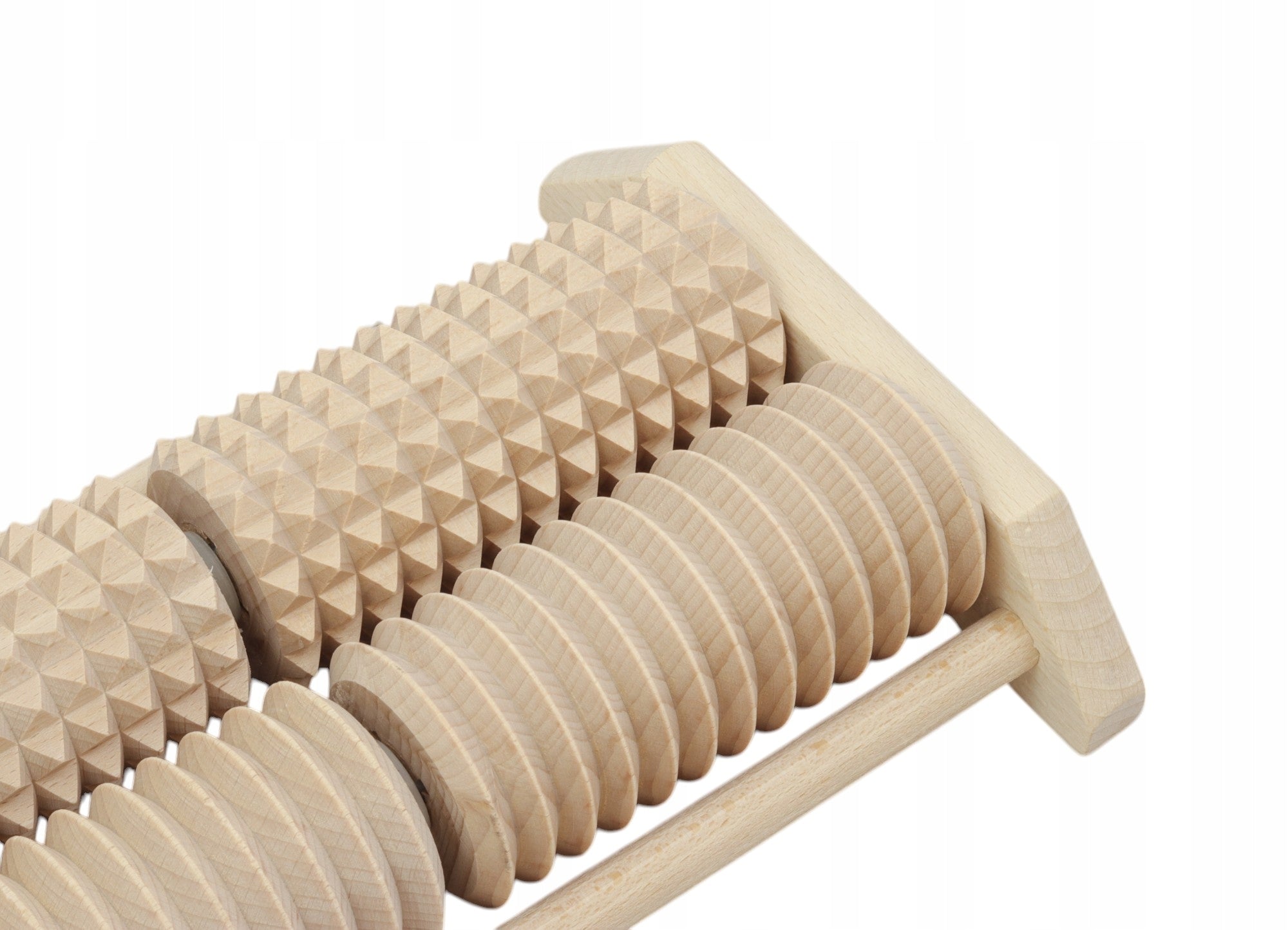 Foot MASSAGER Compact Wooden Beech Portable Convenient 28x17cm Packaging status original