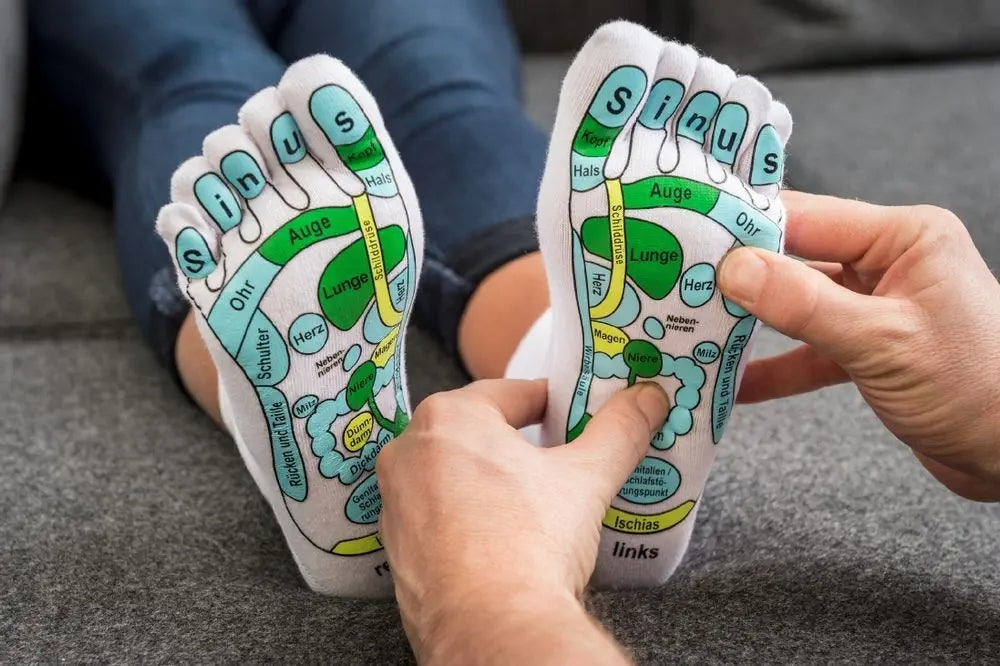 Foot Massage SOCKS REFLECTION AREA REFLEXOLOGY Foot Acupressure Manufacturer code 4260484591548
