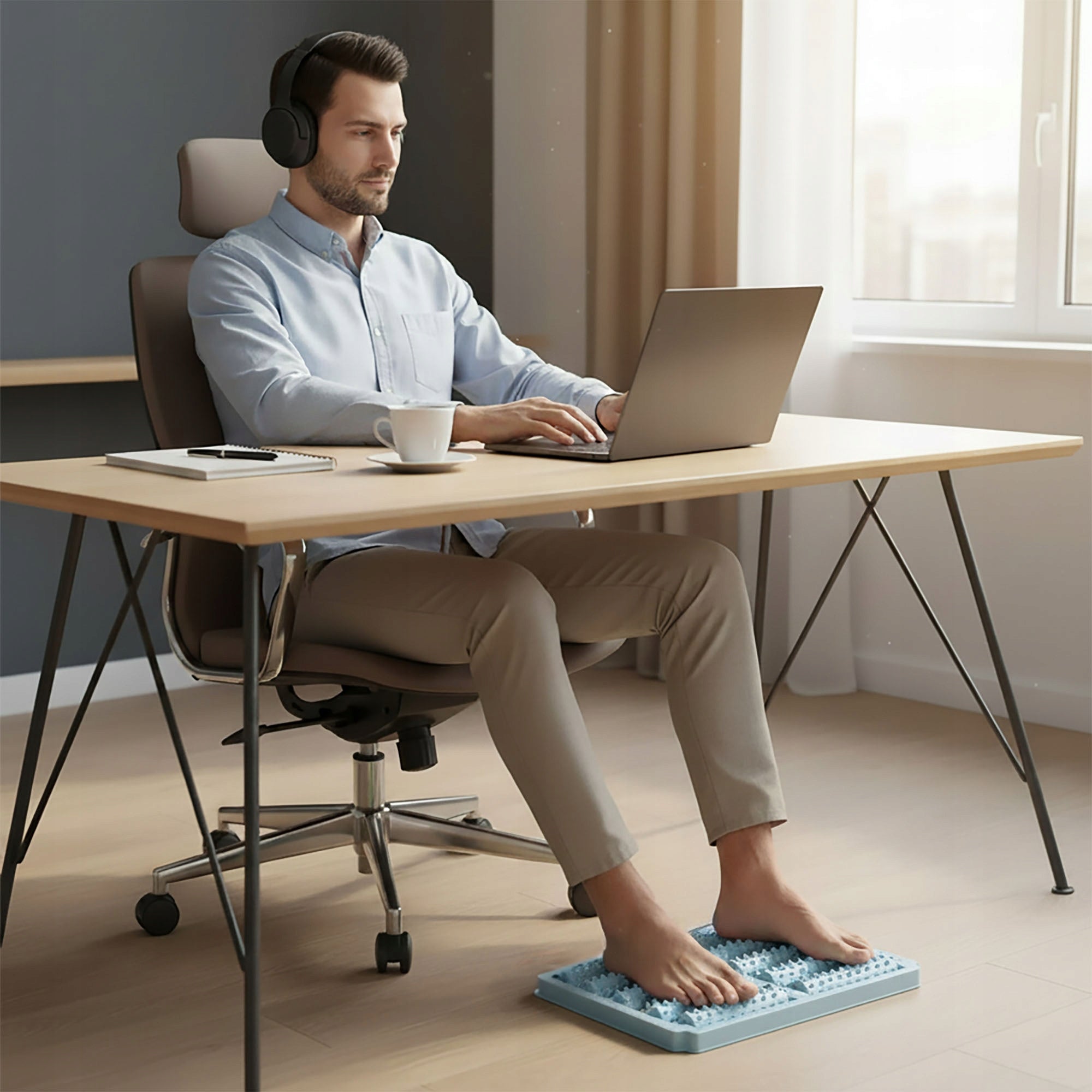 Foot Massager Acupressure Leg Roller Improving Circulation Manual Medical device no