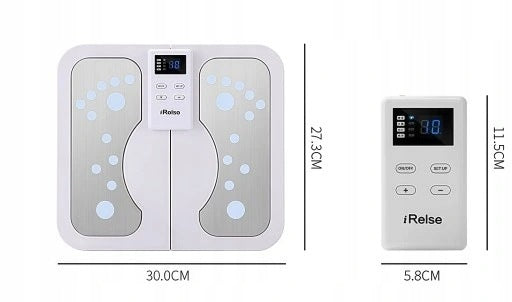 Foot Massager EMS Electrostimulator with Heating Electric Stimulation Packaging status original