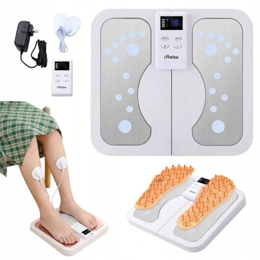 Foot Massager EMS Electrostimulator with Heating Electric Stimulation