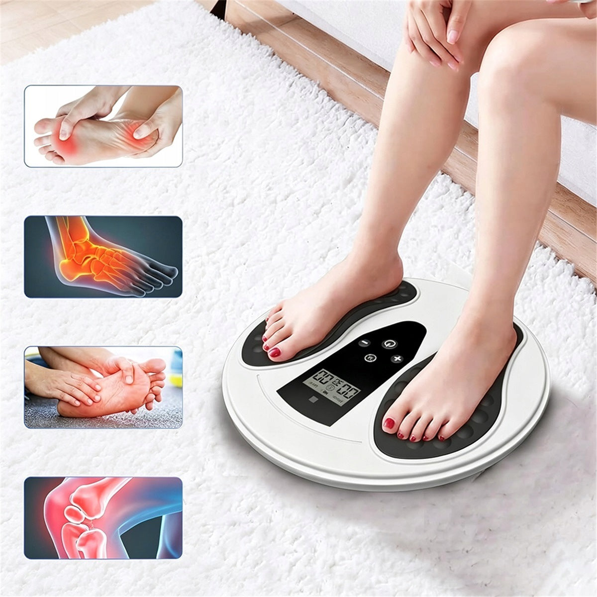 Foot Massager EMS Pulse MUSCLE ELECTROSTIMULATOR PILOT 10 MODES 20 LEVELS Packaging status original