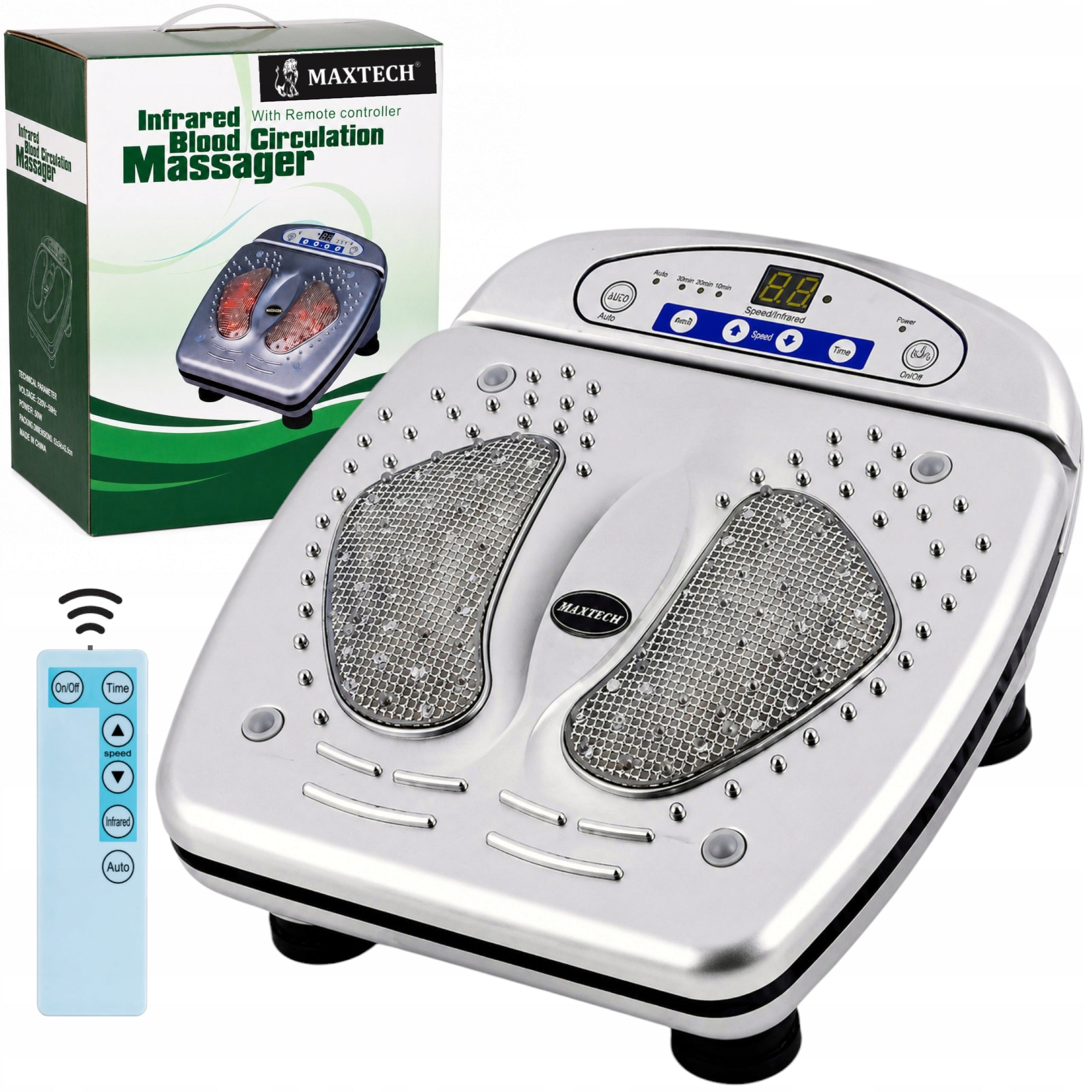 Foot Massager Electric Vibration Remote Control and Infrared For Body Massage