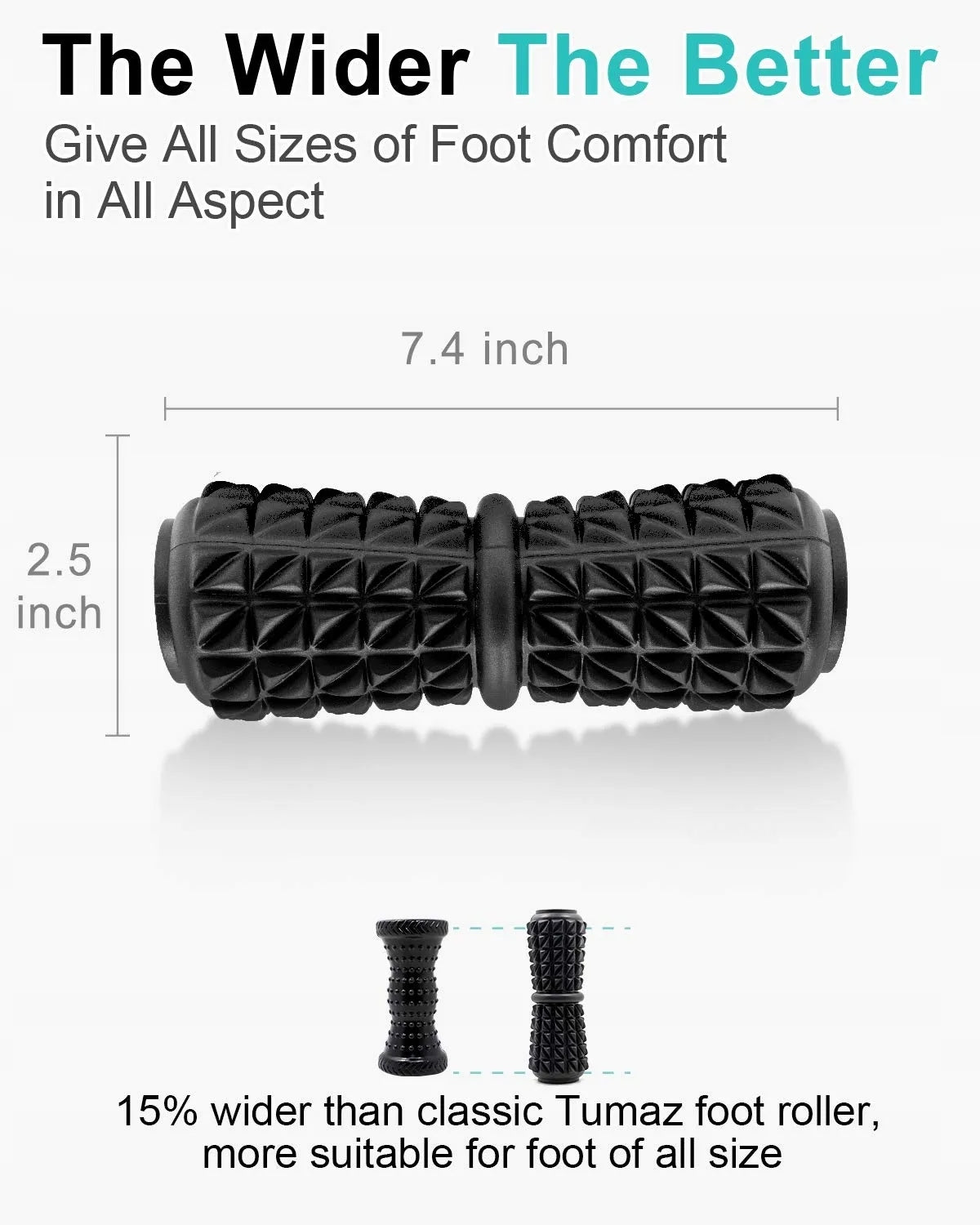 Foot Massager Handheld Ergonomic Reflexology Roler Packaging status original