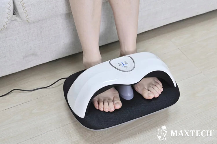 Foot Massager Heating Rolling Kneading Powerful Electric For 3D Massage Manufacturer code Elektryczny masażer do masażu Shiatsu MAXTECH