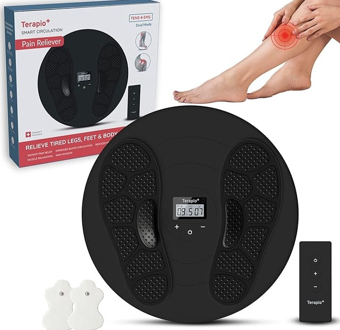 Foot Massager Muscle Circulation Stimulator EMS TENS Electrotherapy Therapy