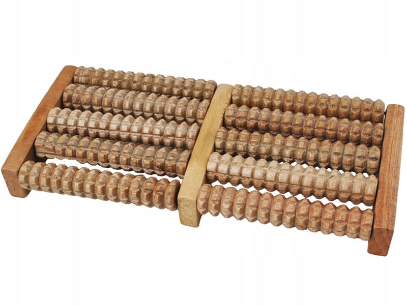 Foot Massager Traditional Wooden Roller 2 x 5