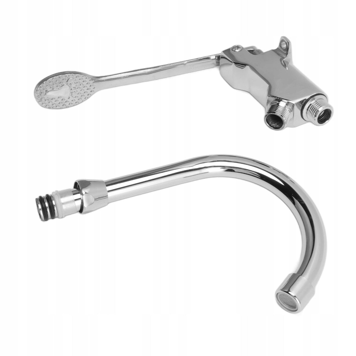 Foot Pedal Control Valve Faucet with AS Steel Kitchen Sink Trade name other