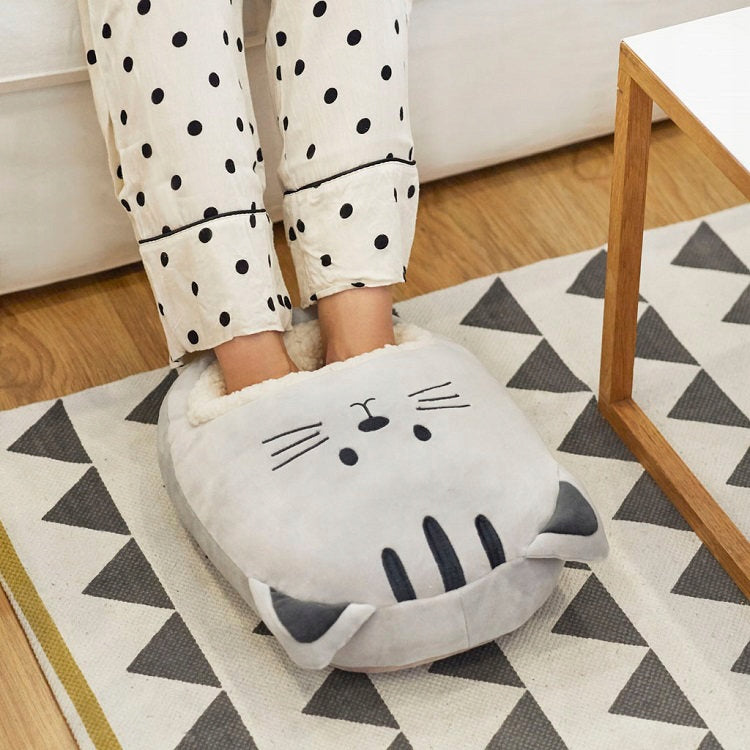 Foot Warmer Cat Plush Toy Large Plush for Valentine's Day Soft Without Electricity Medical device no