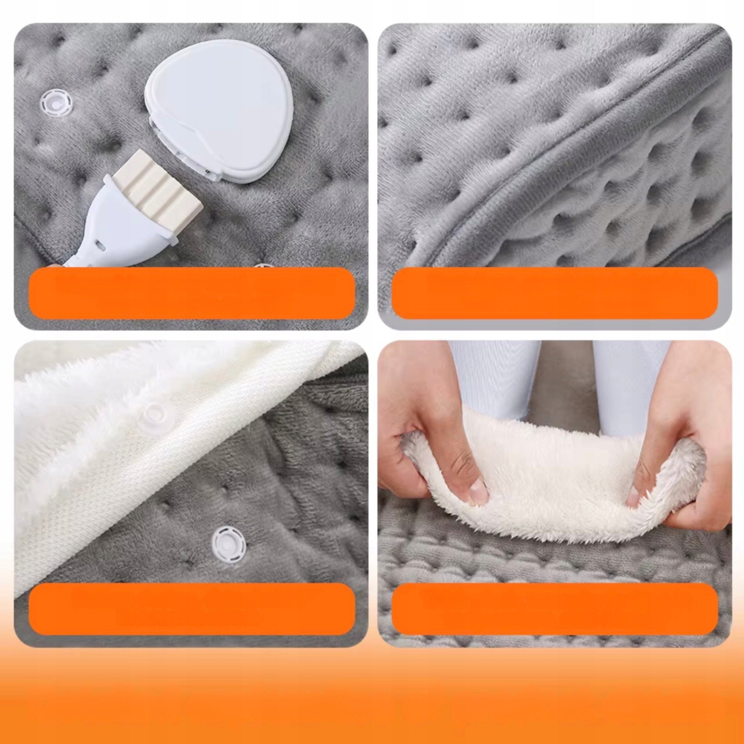 Foot Warmer Electric Fleece Warmer Shoe with Heating Remote Control Soft Manufacturer code Ogrzewacz Stóp Elektryczny But Ocieplacz