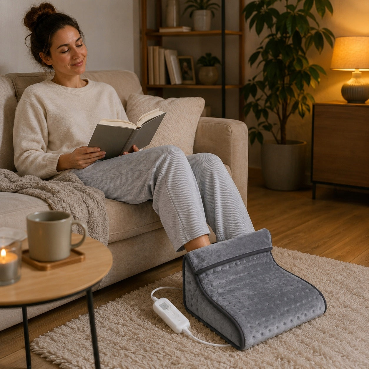 Foot Warmer FWS Removable Fleece Lining 3 Degrees Heating Medisana Brand Medisana