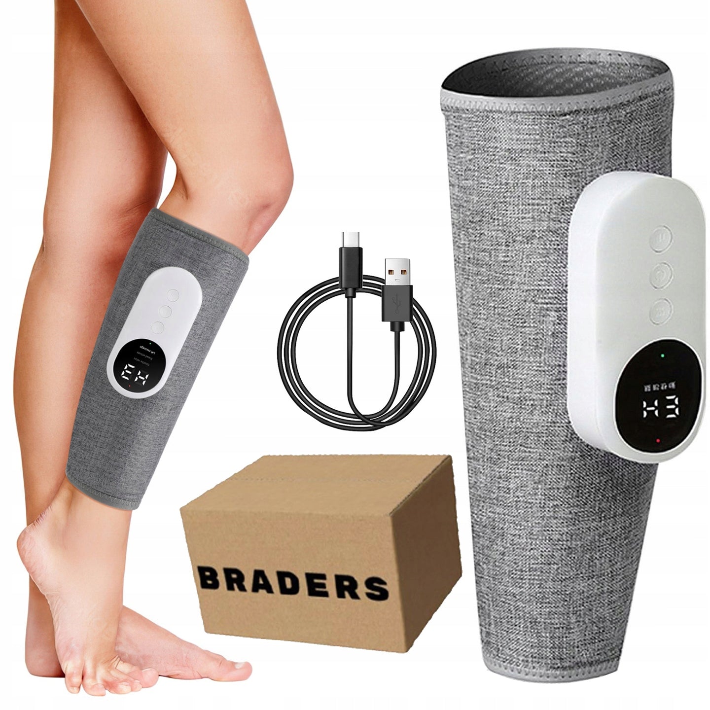 Foot and calf massager with compression – Braders leg circulation massage chair