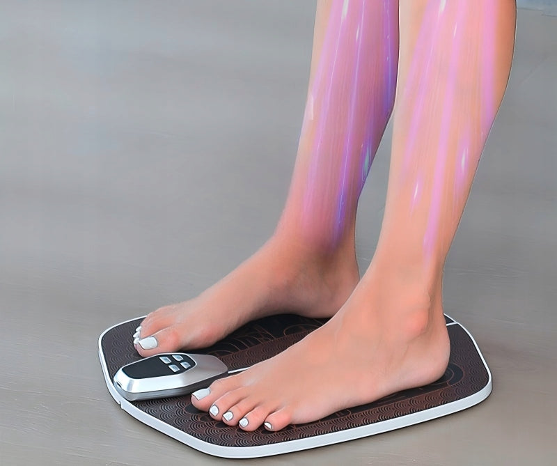 Foot and hand massage mat with EMS muscle electrostimulation, with many Brand no brand