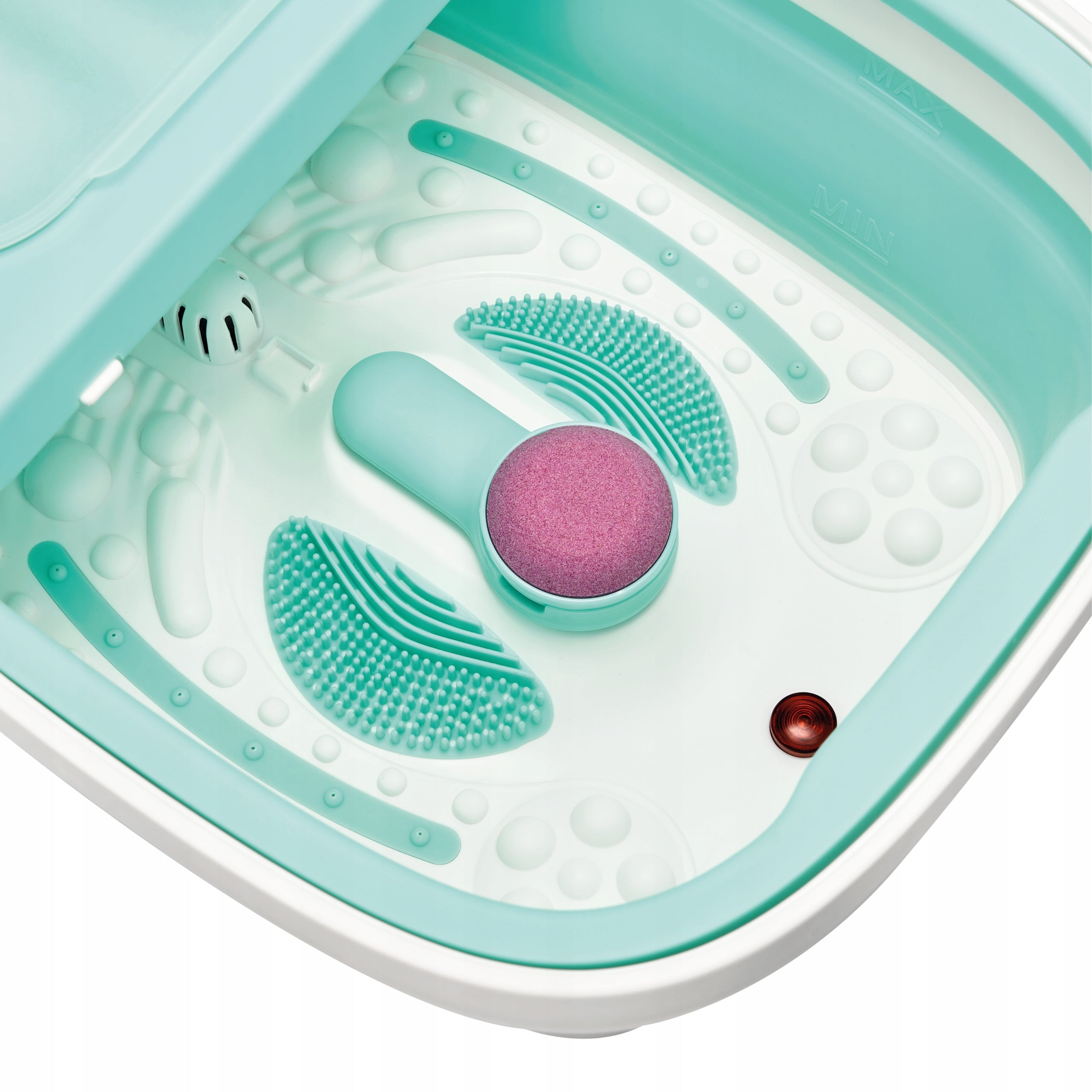Foot bath water massager Polax green LED remote control heating 500W Manufacturer code PX-FS-100